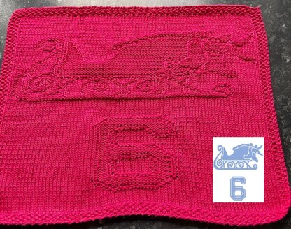 Nr. 295 – 23 – 6. Christmas Sleigh 89 stitches