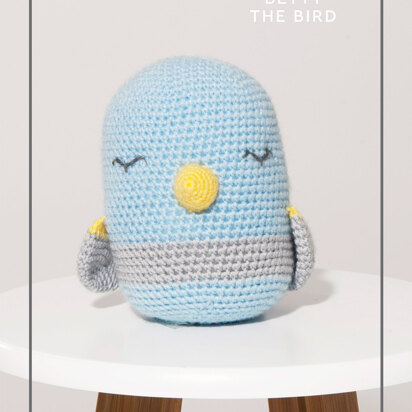 "Betty the Bird" - Amigurumi Crochet Pattern For Toys in Paintbox Yarns Simply DK - DK-CRO-TOY-002