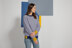 " Mira Wide Fit Jumper " -  Jumper Knitting Pattern For Women in MillaMia Naturally Soft Merino by MillaMia