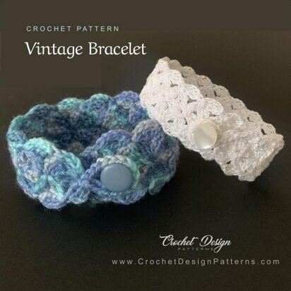 Vintage Crochet Bracelet/Cuff | Pdf Crochet Pattern