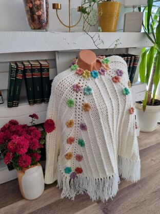 Crochet elegant poncho