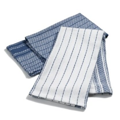 Valley Yarns #57 Blue & White Striped Dishtowels PDF