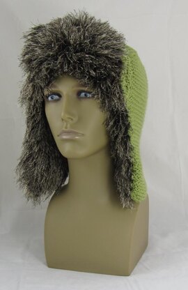 Garter Stitch Trapper Hat