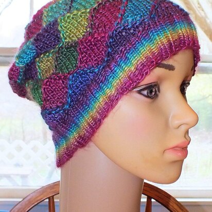 Faux Entrelac Hat