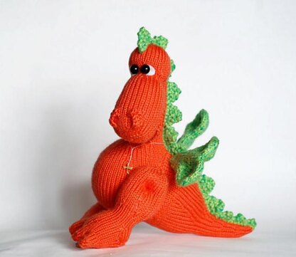 Fiery carroty dragon