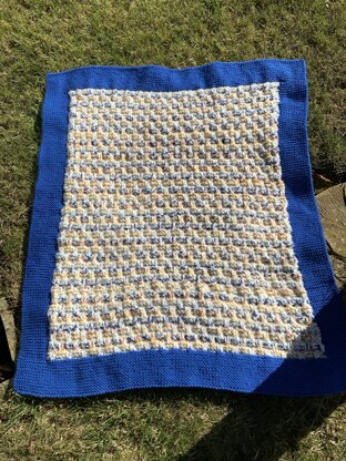 Textured baby blanket