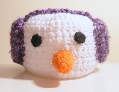 Snowman Hat - Earmuffs