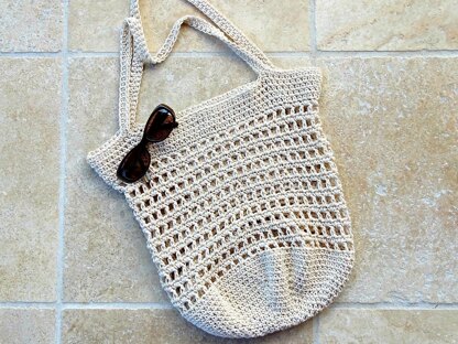 Easy Crochet Cotton Beach Bag