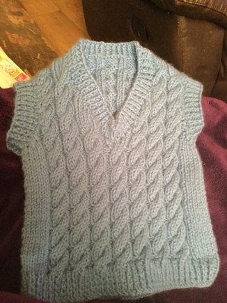 Tank and sweater in hayfield baby dk 4413 #3