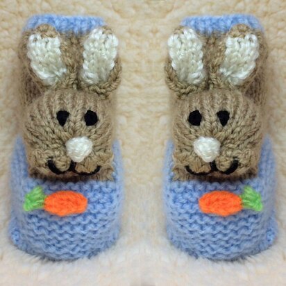 Peter Rabbit Baby Booties 0-3 Months