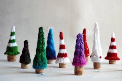 Christmas trees. Fairy Forest.