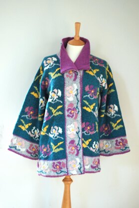 Oriental Flowers Kimono