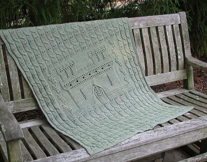 Sleeping Baby's Castle Blanket