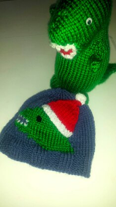 Dino Rex and his Xmas hat