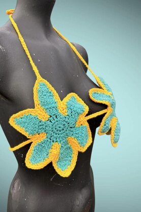 Water Lily Crochet Bralette