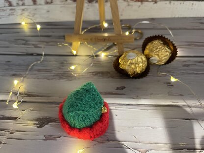 Elf Hat Ferrero Rocher Knitting Pattern