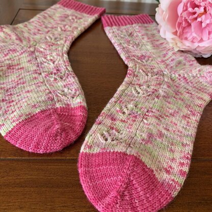 Summer Blooms Socks