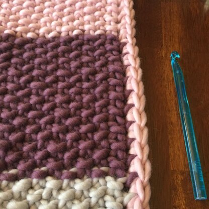 Luxury Crochet and Knit Combo Baby Blanket