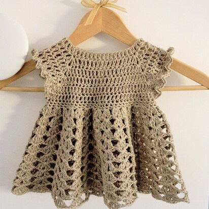 Easy Crochet Girl Dress (6 months - 8 years)