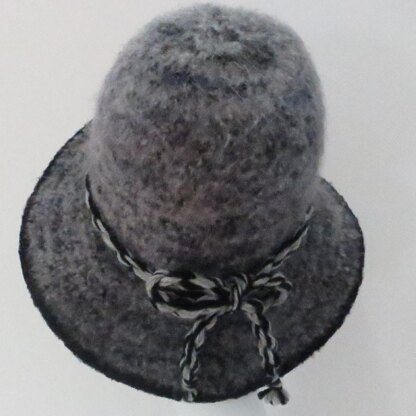 Felt Hat Flat Brim