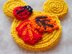 Set of 4 Autumn Mickey Mouse Ornaments