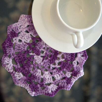 Crochet Doily in Plymouth Yarn Anne - F623 - Downloadable PDF