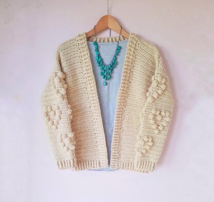 Bobble Heart Cardigan