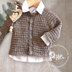 Woodland Textured Top Down Cardigan – P121 + Bamboo Breeze – P120