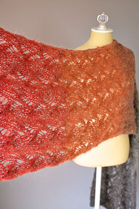 Warmth Stole in Universal Yarn Revolutions - Downloadable PDF