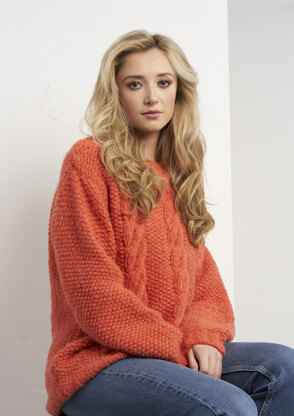 Bounty Jumper in Rowan Brushed Fleece - RTP004-0009-ENPFRP - Downloadable PDF