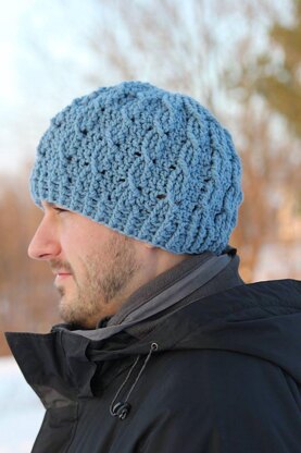 Cable Cross Beanie - 2 Versions