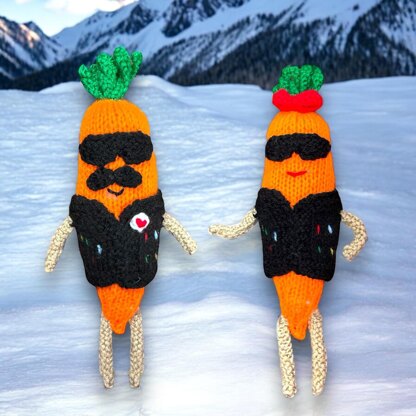 Christmas Spy Kevin and Katie Carrot Toys