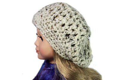 Cozy Winter Beanie for 18 inch Dolls