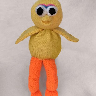 Big Bird choc orange cover / toy