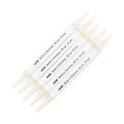 Addi Champagne Plastic Double Point Needles 20cm 7.00mm (approx. 8" US 10.75)