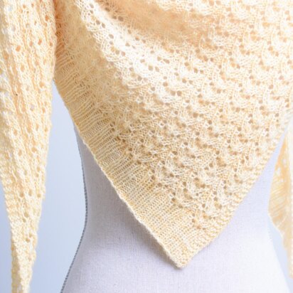 Vertical Sunshine Shawl