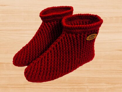 Crochet Women's Red Boot