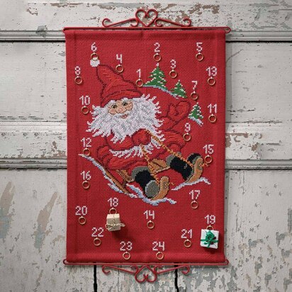 Permin Santa Claus Cross Stitch Kit - 38 x 55 cm