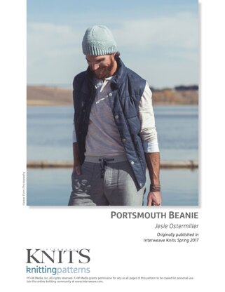 Portsmouth Beanie in Yoth Yarns Father - Downloadable PDF