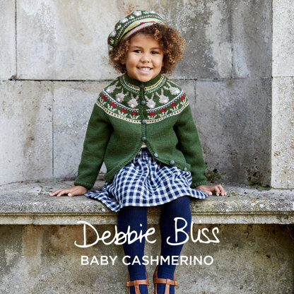 Nessa - Cardigan Knitting Pattern For Kids in Debbie Bliss Baby Cashmerino by Debbie Bliss