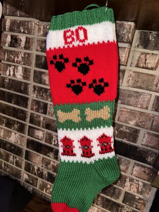 Puppy Paws Stocking