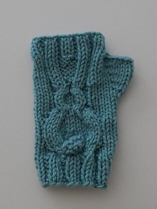 Bunny Fingerless Mittens Design 2