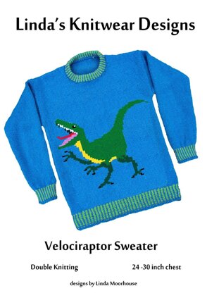 Velociraptor Dinosaur Sweater