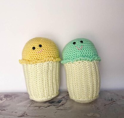 Carlo and Benedetta Italian Ices Amigurumi