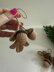 Rustic Farmhouse Crochet Oak Acorns festive charm
