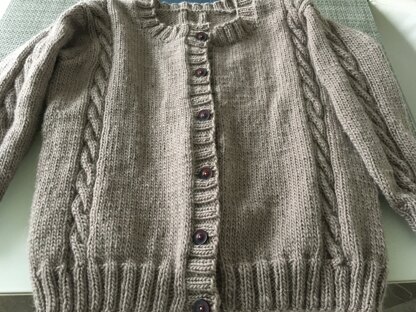 Ladies chunky cardigan