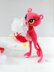 2in1: Pink Panther + Cat Lucienne + Eyes crochet pattern (PDF + 8 videos)