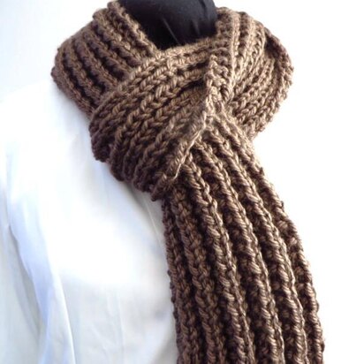 Easy Knit Chunky Scarf