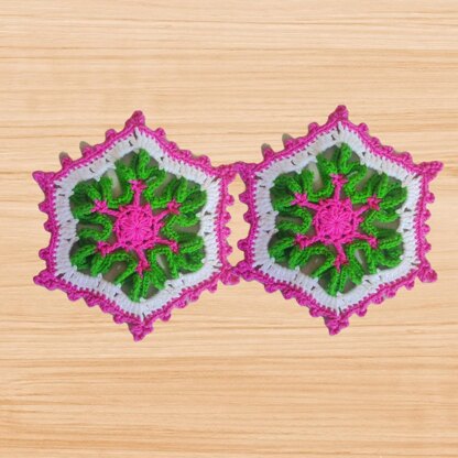 Hexagon motif