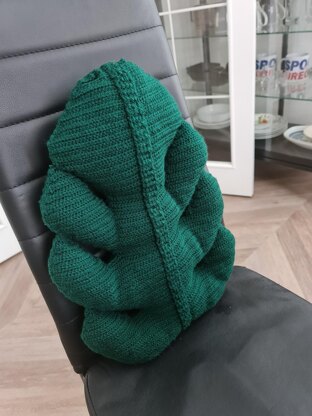 Crochet Monstera leaf Cushion